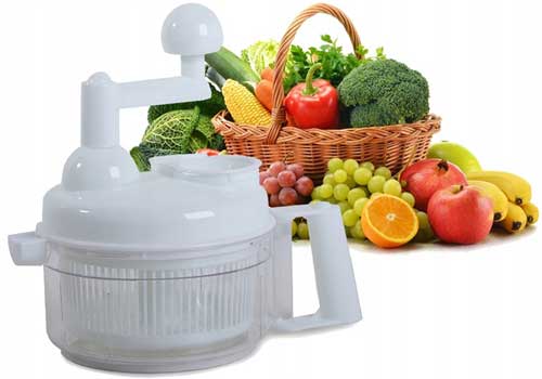 Večnamenska vrtavka za solato - ročni rezalnik in mešalnik